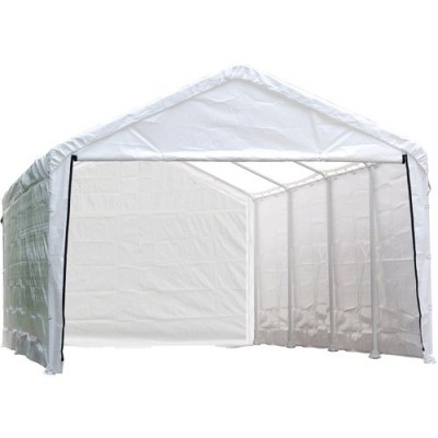 Super Max 12' x 20' White Canopy Enclosure Kit   554794965